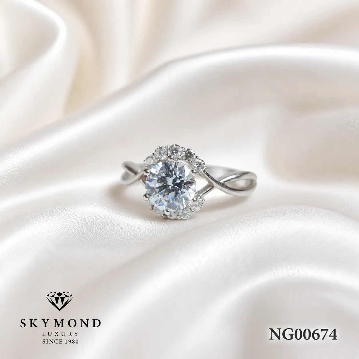 nhẫn cầu hôn skymond